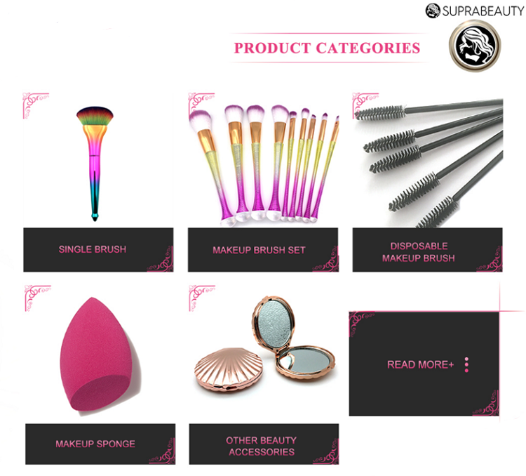 Suprabeauty High-quality mirror and brush set company for cosmetic retail store 8