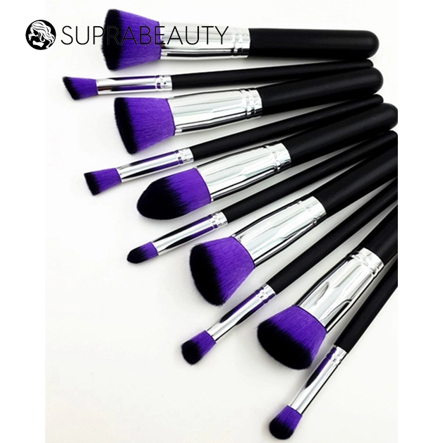 Vegan Makeup Foundation Factory Sale Professional 10pcs Cosmetic Brush Set 1