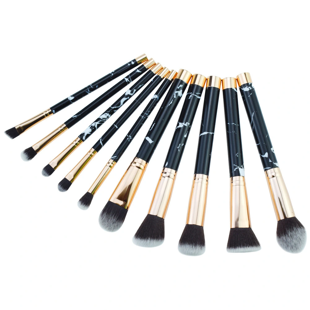 Luxus-Make-up-Pinsel-Set, Lidschatten-Make-up-Pinsel, Marmor, hochwertiges Make-up-Pinsel-Set, privat 1