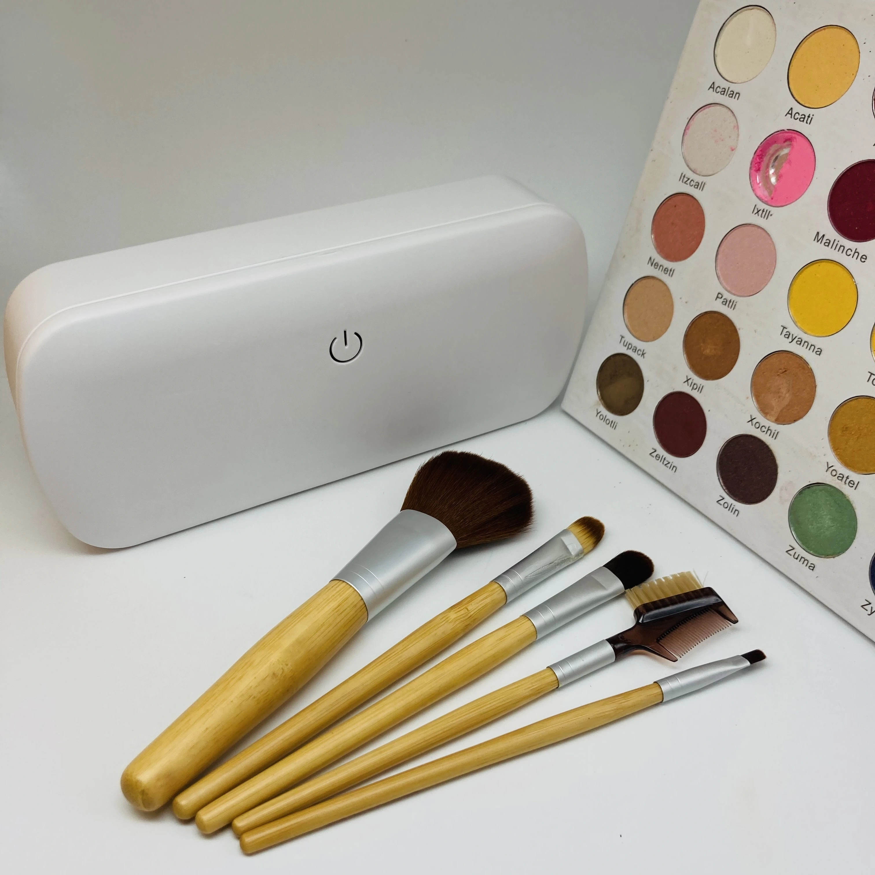 Bamboo make up brush private label eco friendly organic make up brush 1