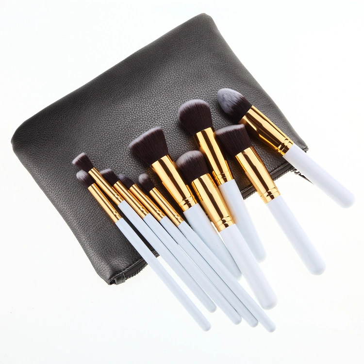 China makeup kits high quality 10pcs cruelty free private label makeup brush kit 1