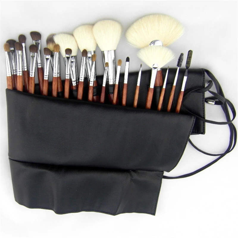 brush make set up Black Luxury Makeup Brush Set Kit Wholesale Wood Handle Private Label foundation Cosmetic makeup brushes 1