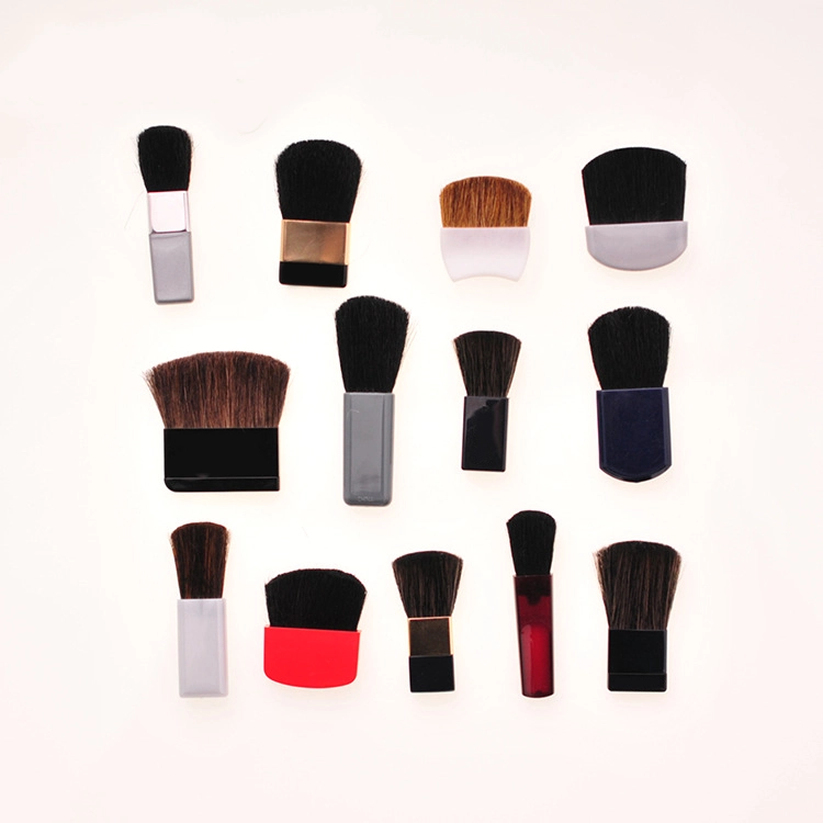 Animal hair Compatible with Makeup Case Mini kabuki Contour Blush Brush 1