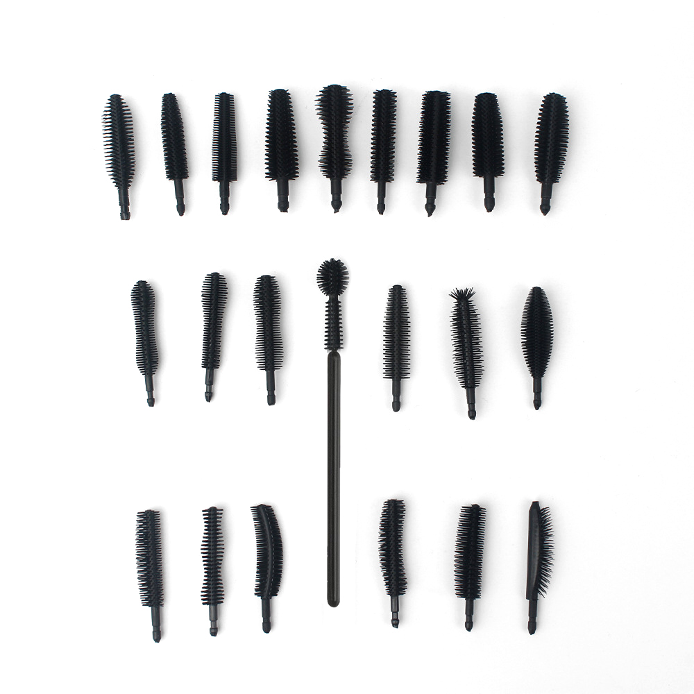 Hot sale Silicone Makeup Tools Mascara wands Head Disposable Eyelash Brush 1