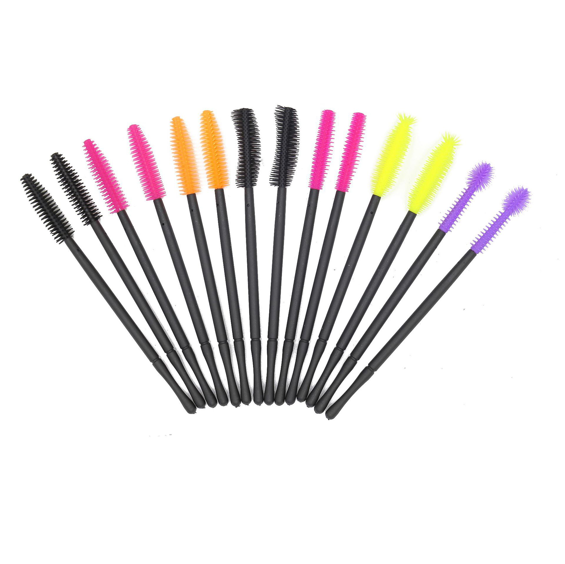 Hot sale Silicone Makeup Tools Mascara wands Head Disposable Eyelash Brush 2