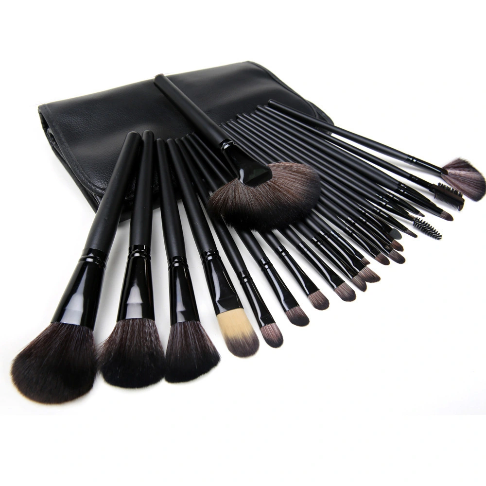 Rotating Cosmetic Box Lip Foundation Custom Set Organizer 24pcs Makeup Brush 1