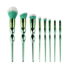 Outil de maquillage brosse en forme de gourde poignée cosmétiques pinceaux de maquillage ensembles marque privée pinceau de maquillage ovale 1