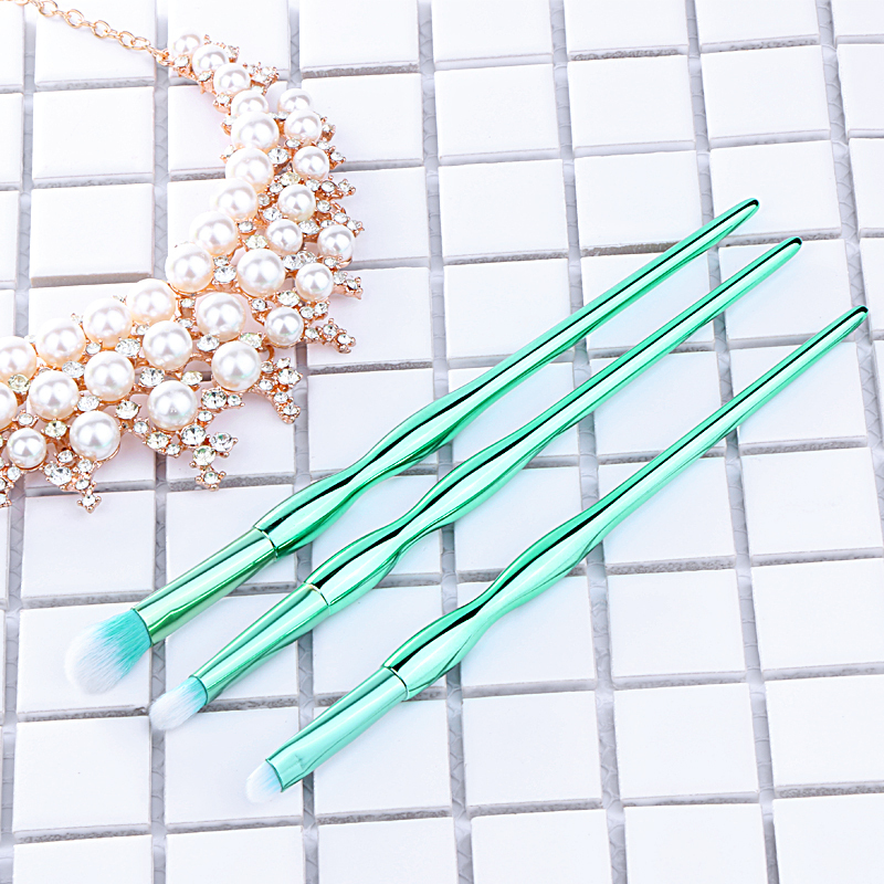Outil de maquillage brosse en forme de gourde poignée cosmétiques pinceaux de maquillage ensembles marque privée pinceau de maquillage ovale 5