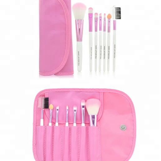 7 pcs original brush makeup with faux leather bag professional make up brush set 1
