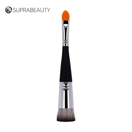 Double sided make up brush kabuki powder brush set custom logo nylon make up brushes vegan 1
