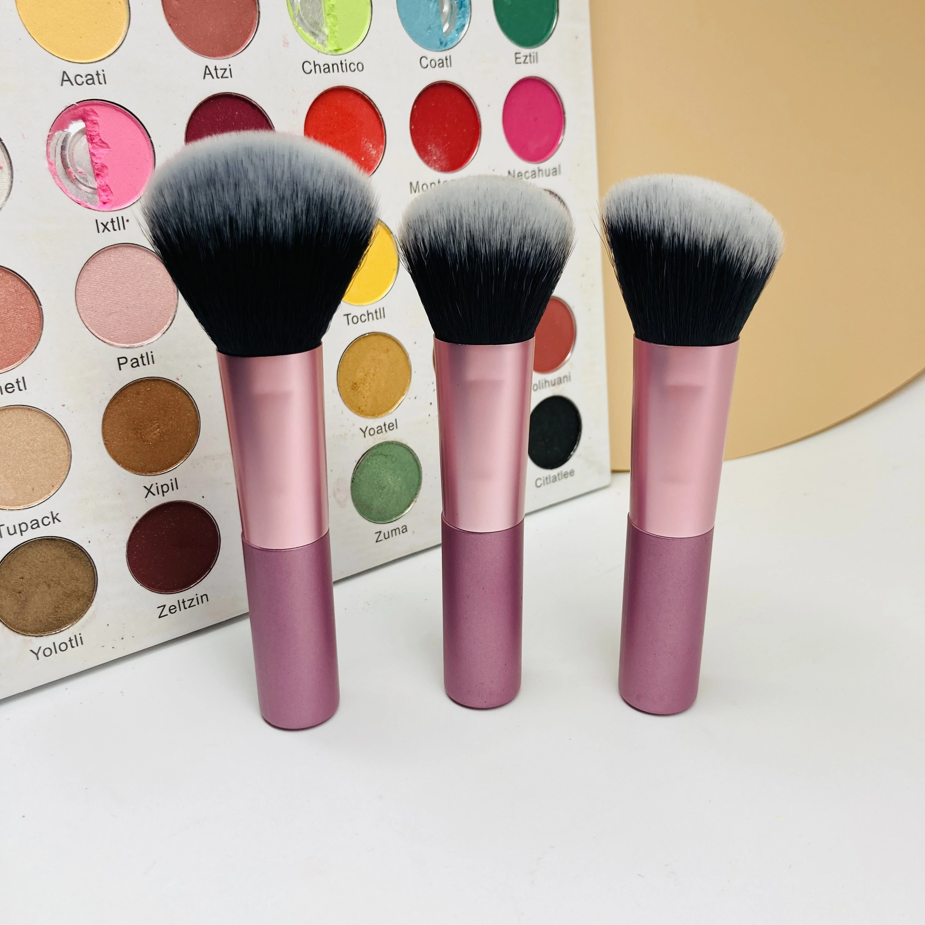 Brush cosmetics high quality make up brushes professional powder cosmetic brush with logo 1