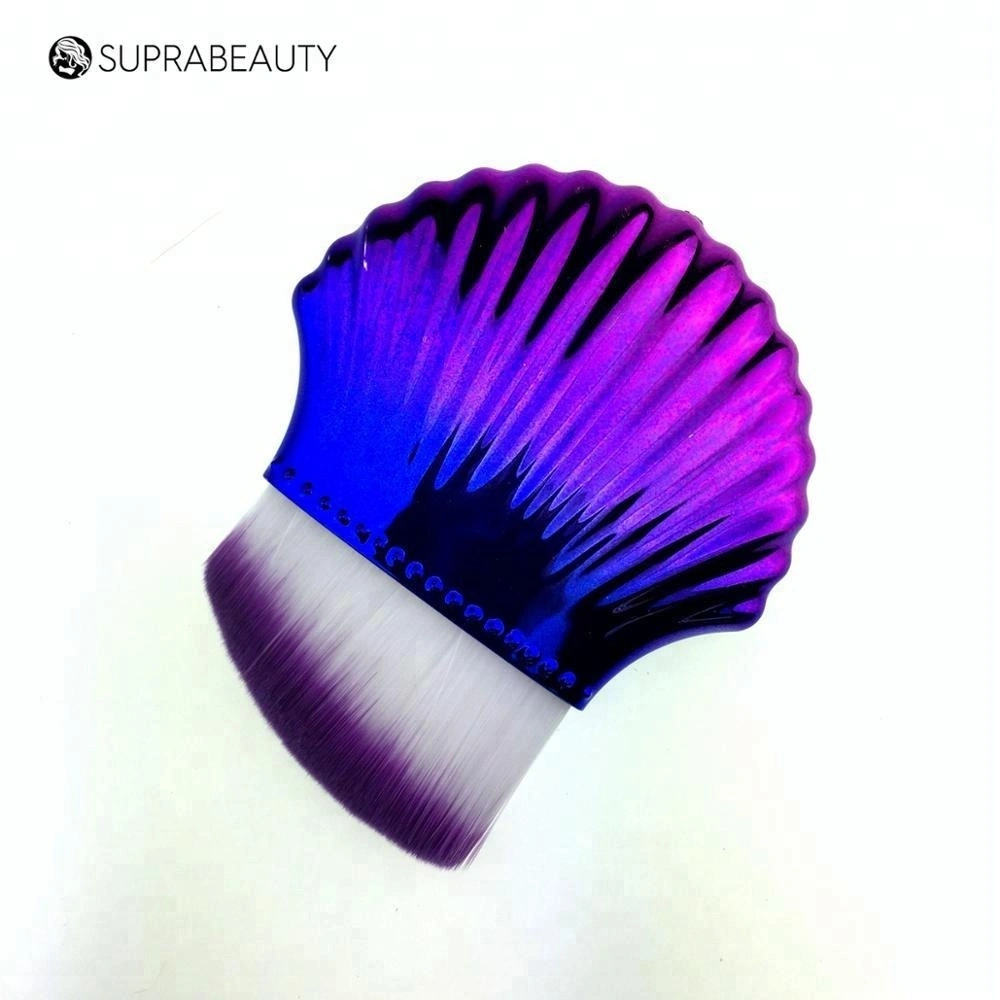 Cream Applicator Curved Wave Foundation Makeup New Fish Single Brush 1