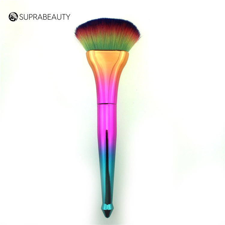 Wholesale unicorn foundation rainbow makeup brush 1