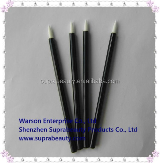 25 pcs per pack plastic handle nylon makeup applicator disposable nail brush 3