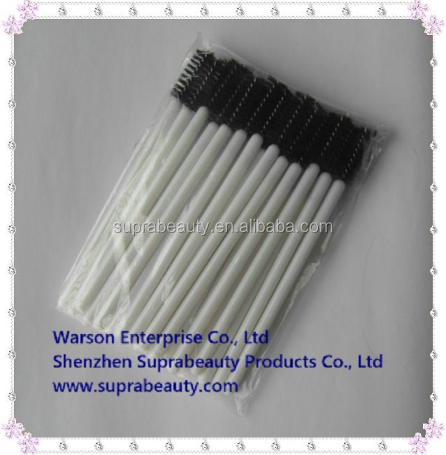 25 pcs per pack plastic handle nylon makeup applicator disposable nail brush 2