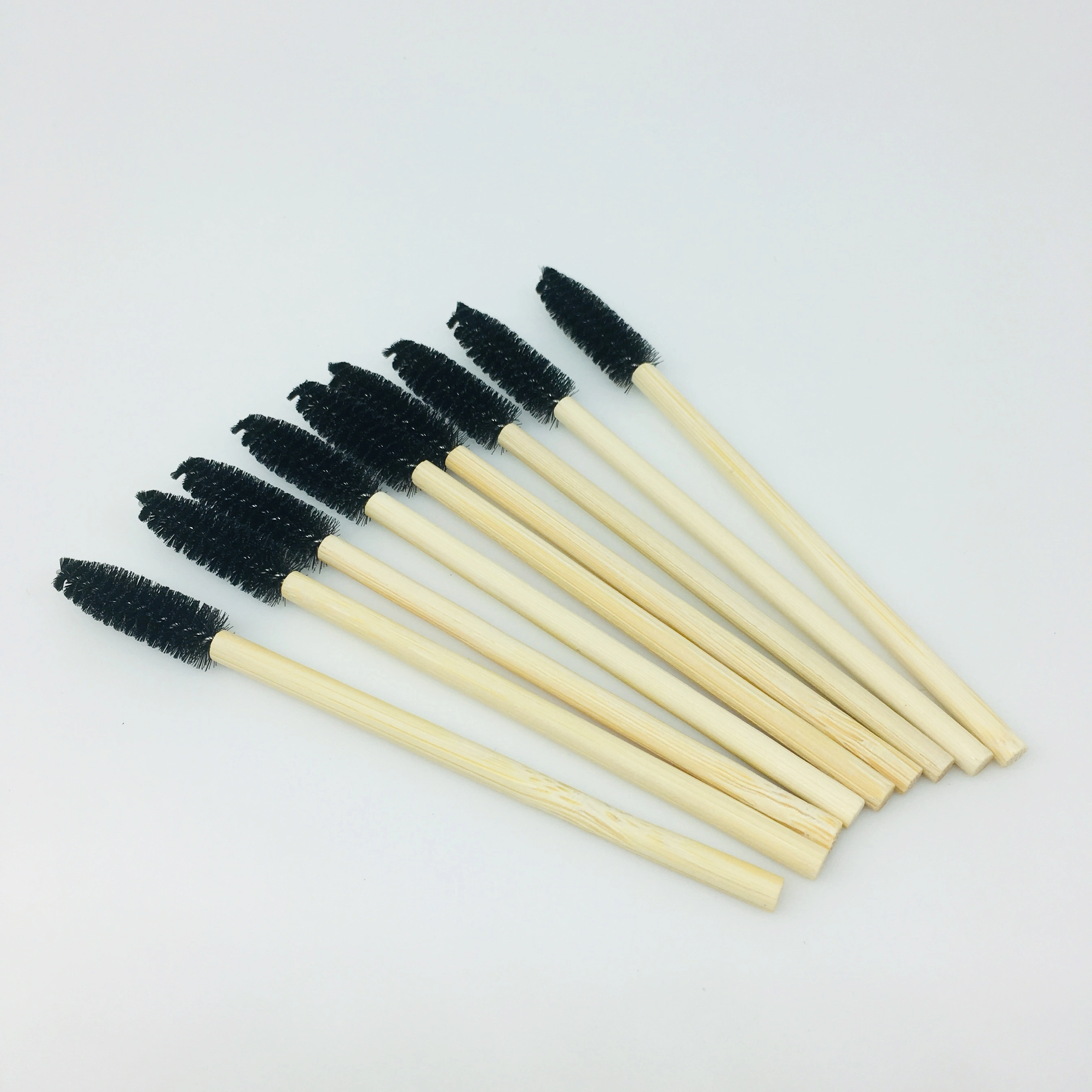 Eco Friendly Private Label Silicone Bamboo Mascara Brush for Eyelash Extensions 1