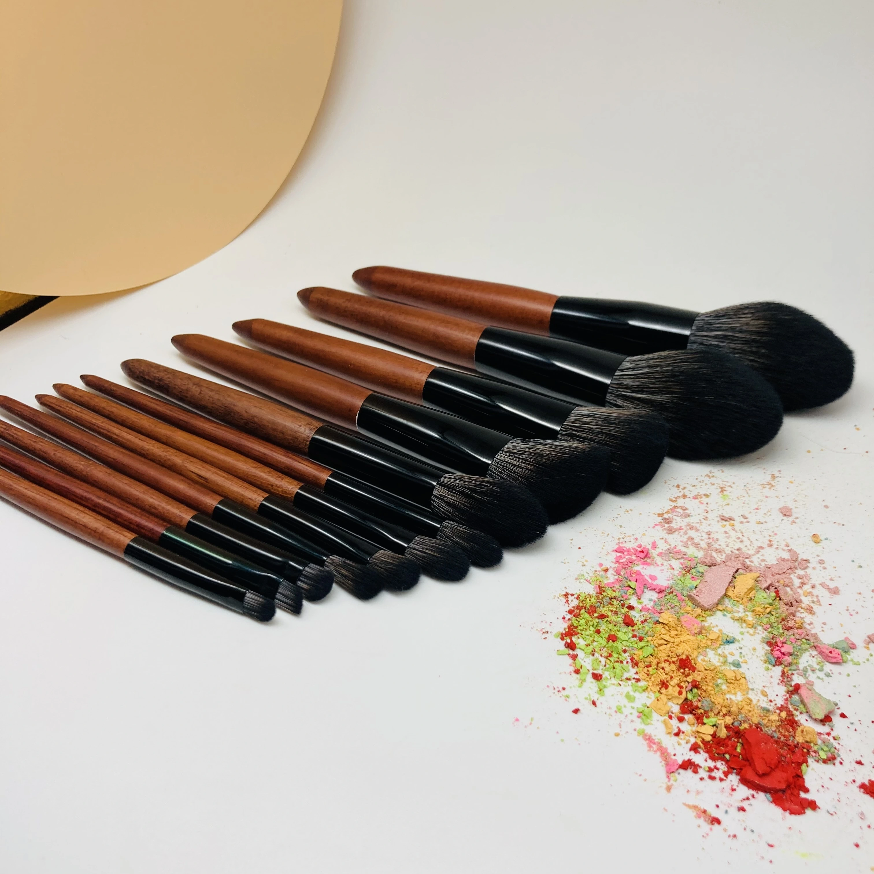 Brushes holder cosmetic make up high quality brushes kit professional custom logo cosmetic brush set 1