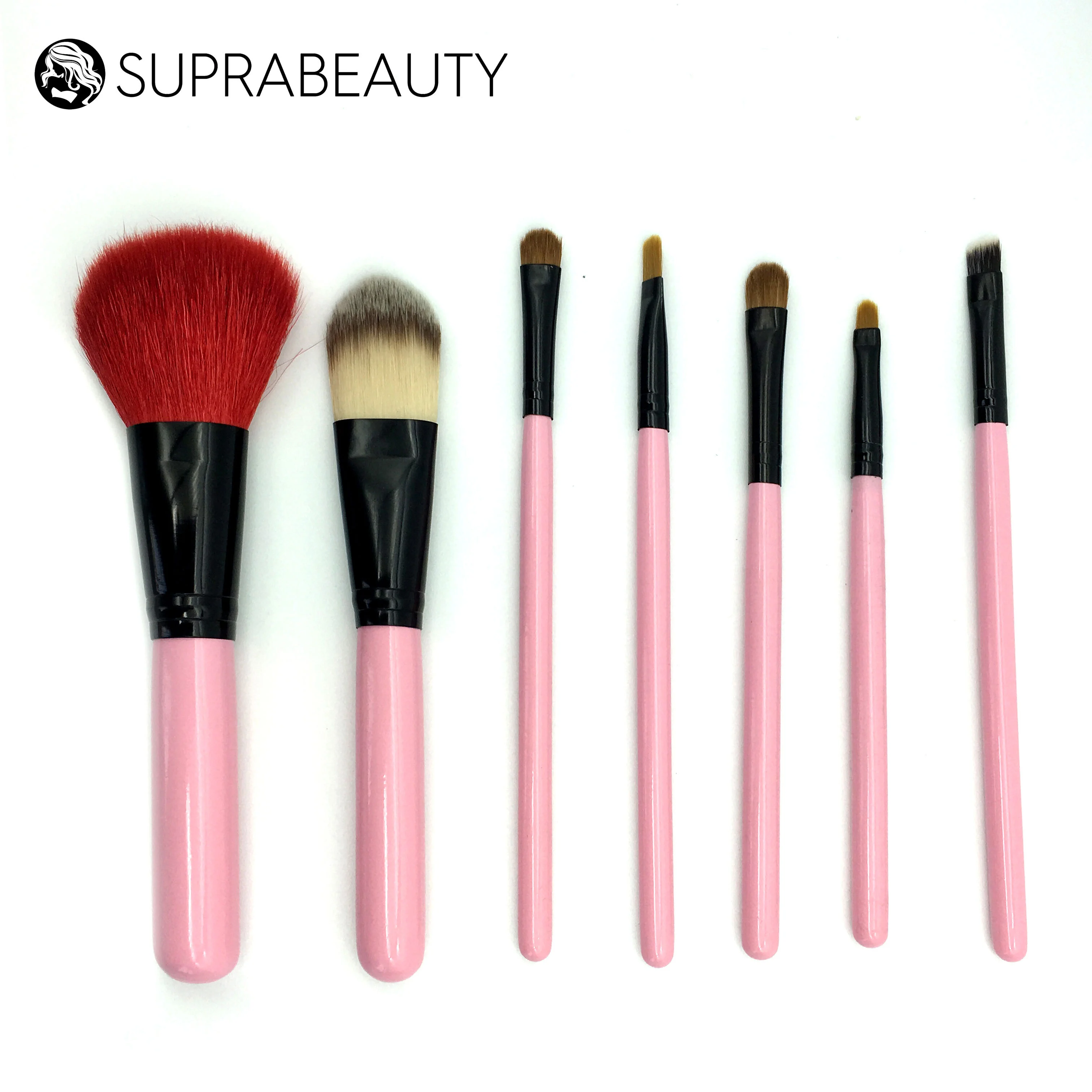 Cosméticos profesionales Pinceles de maquillaje Pelo de cabra de alta calidad Un juego de pinceles de maquillaje coloridos de pelo de poni de clase al por mayor 1