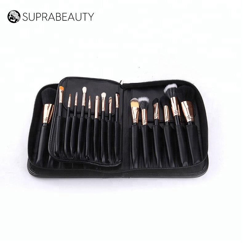 Kit Eyelash Cosmetic Wood Hello Kitty Set 15pcs Makeup Brush Organizer 3