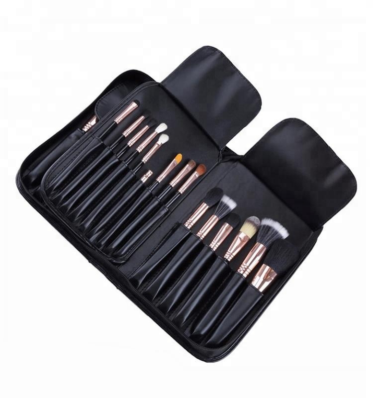 Kit Eyelash Cosmetic Wood Hello Kitty Set 15pcs Makeup Brush Organizer 1