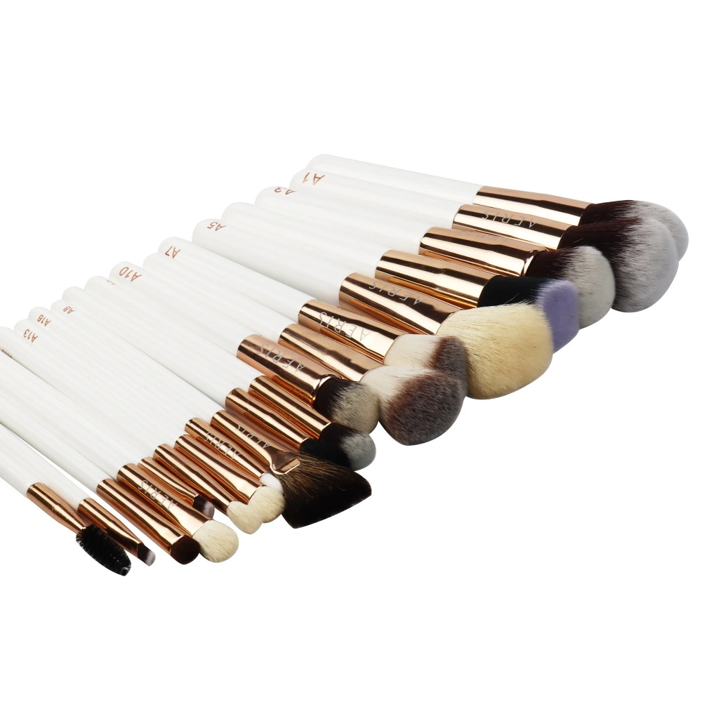 Pink professional eye shadow and face luxury makeup brush Vegan makeup brush set 1