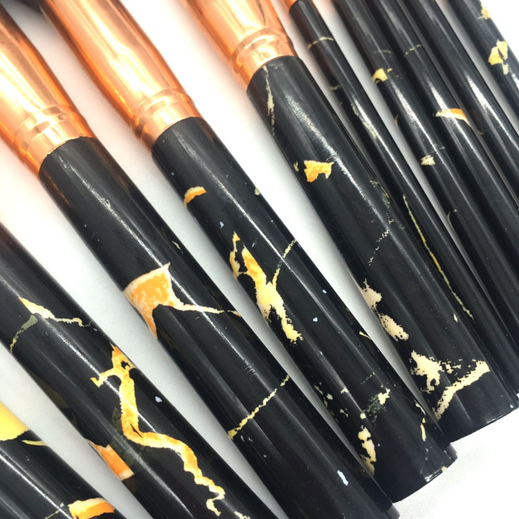 Luxury mini foundation brushes set single kabuki synthetic hair foundation makeup brush 4