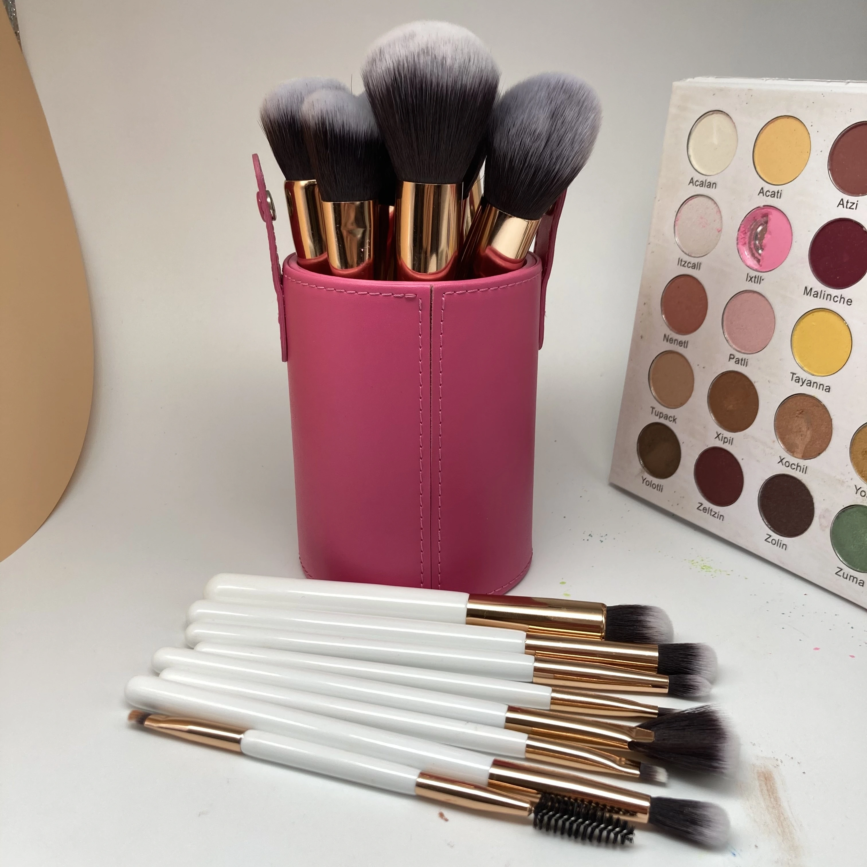 Synthetic makeup brush set Mermaid custom logo private label makeup brush set 1