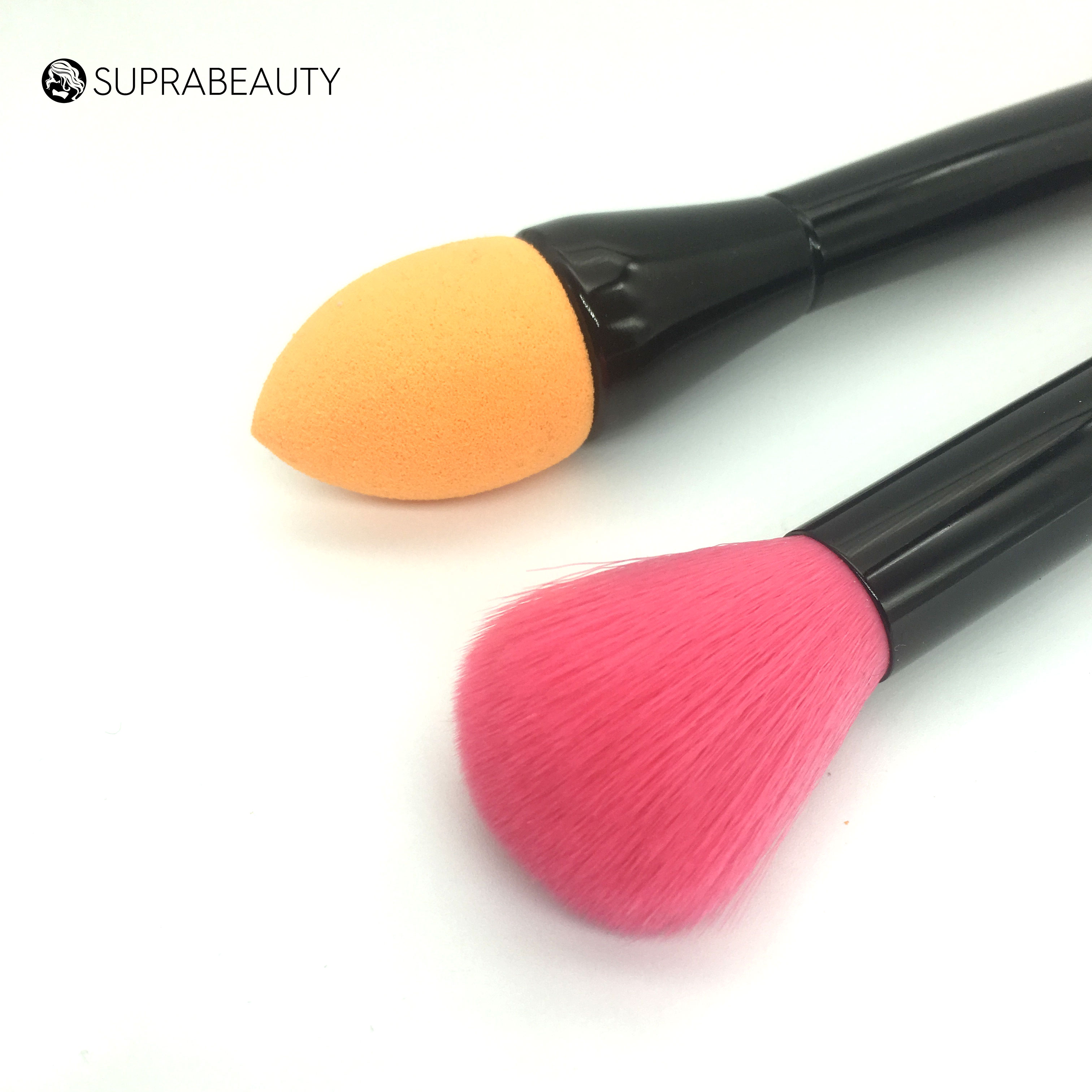 Rose gold makeup brushes wholesale private label anime makeup brushes custom logo sponge makeup brush 4