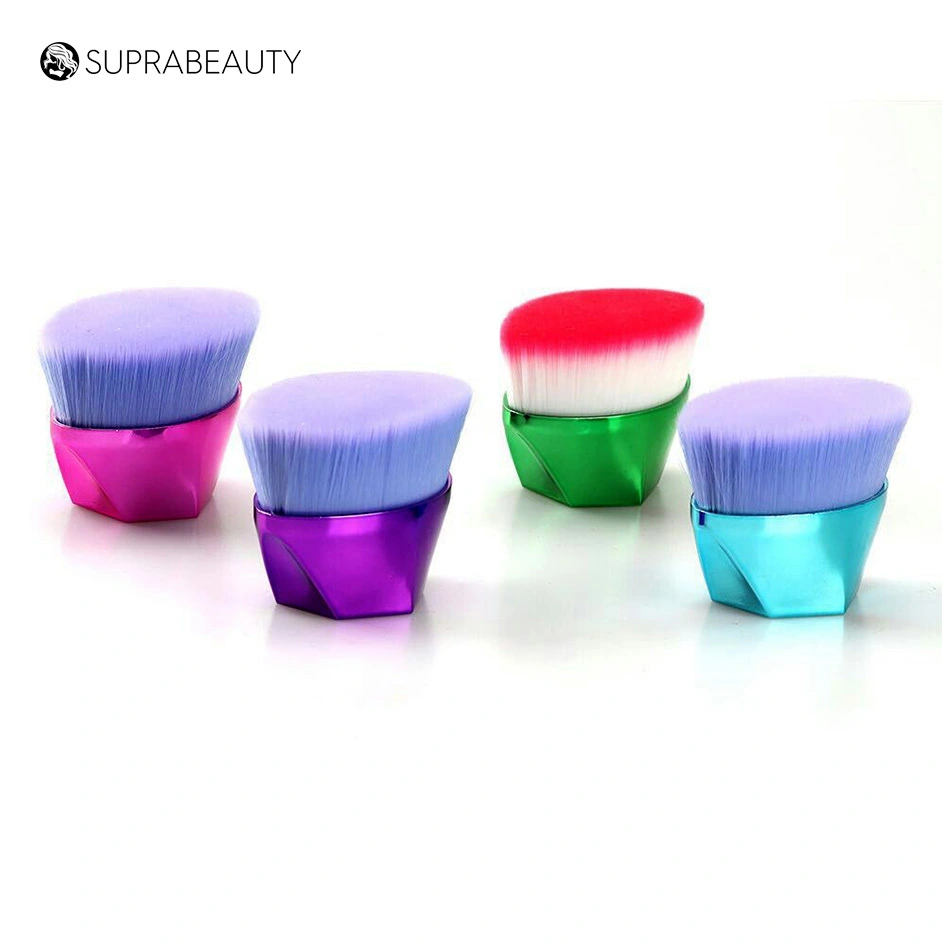 powder sunscreen brush custom logo single singel loose soft flat makeup powder brush kabuki 1