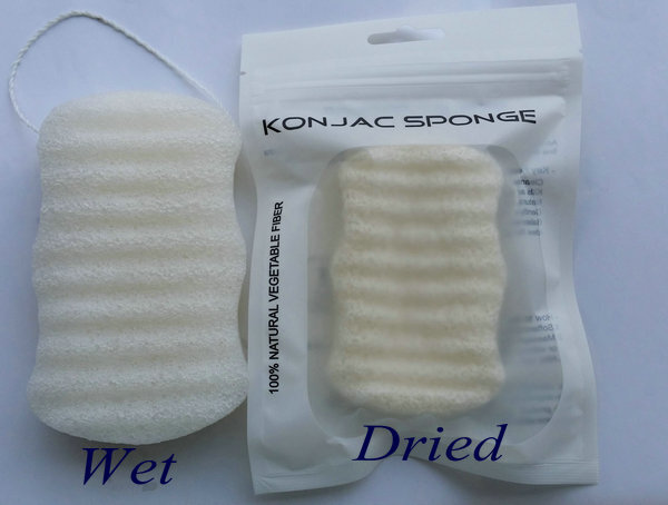 Éponge de bain bio éponge konjac naturelle 100% bio 3