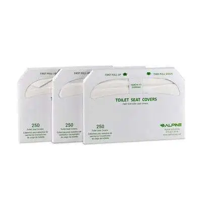 Disposable tissue paper toilet seat cover 1