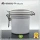 round cookie jar with silicone ring for cosmetic cream Suprabeauty 1