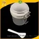 Suprabeauty xlj clear plastic jars with lids with logo printing for mud mask 1