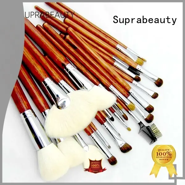 cruelty good quality makeup brush sets with brush belt for students Suprabeauty 1