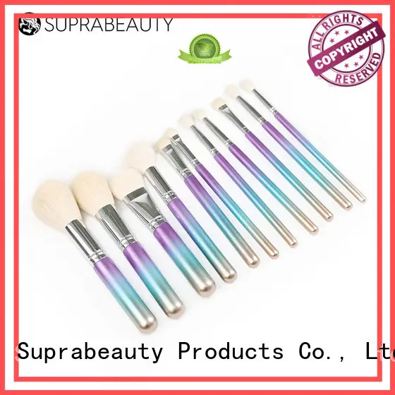 spn makeup brush set cheap with curved synthetic hair for students 1