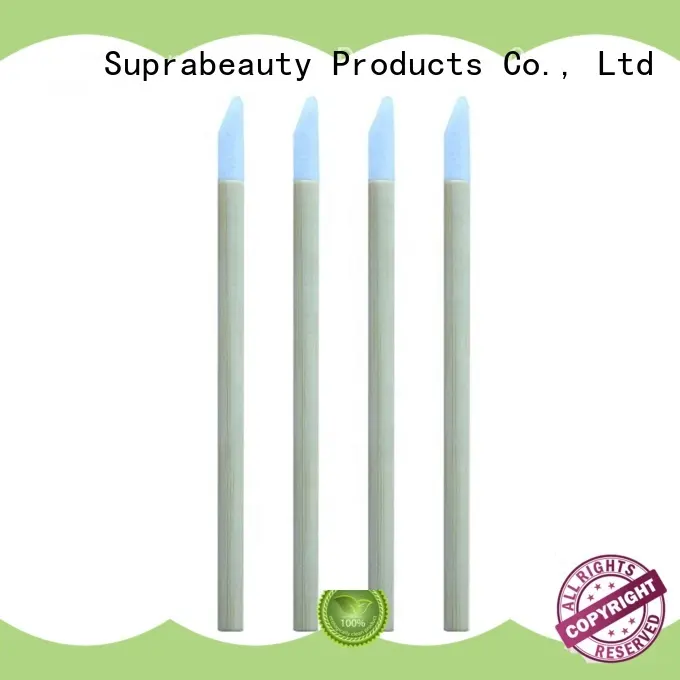 nail eyeshadow applicator with bamboo handle for lip gloss cream 1