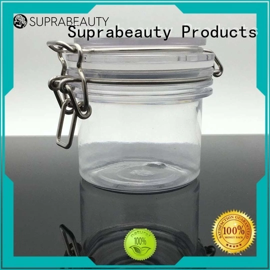 Pots cosmétiques xlj avec couvercles avec anneau en silicone pour crème cosmétique Suprabeauty 1