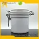 white makeup containers with silicone ring for cosmetic cream 1