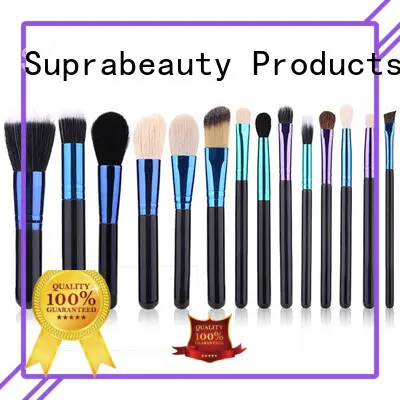 aluminum best rated makeup brush sets with curved synthetic hair for students 1
