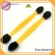 Suprabeauty white eyeshadow applicator with bamboo handle for lip gloss cream 1