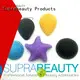 precut best cheap makeup sponges with customized color for mineral dried powder Suprabeauty 1