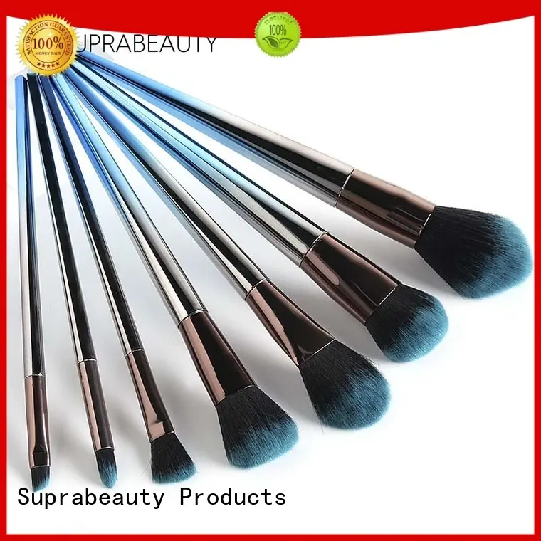 rainbow top makeup brush sets with synthetic bristles for artists 1