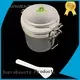 Suprabeauty mask storage jar with silicone ring for cosmetic cream 1