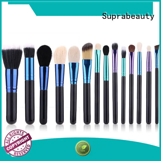 Suprabeauty foundation professional makeup brush set with curved synthetic hair for eyeshadow 1