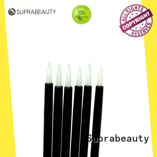 Suprabeauty paper tips eyeliner brush with bamboo handle for eyelash extension liquid 1