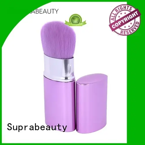 Suprabeauty duo fiber cheap face makeup brushes manufacturer for liquid foundation 1