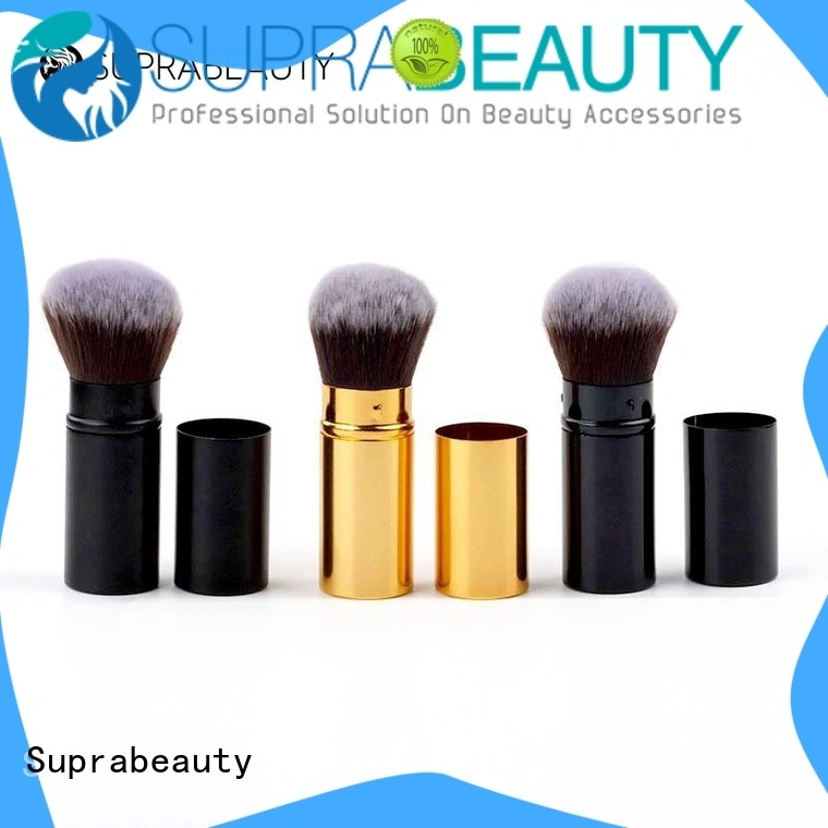 Brochas de maquillaje kabuki de día con puntas súper finas para sombra de ojos. Suprabeauty 1