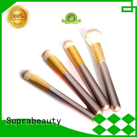 طقم فرش مكياج من قطعتين مع شعر صناعي منحني للفنانين Suprabeauty 1