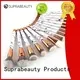 Suprabeauty مجموعة فرشاة من الألومنيوم بشعر صناعي منحني للفنانين 1