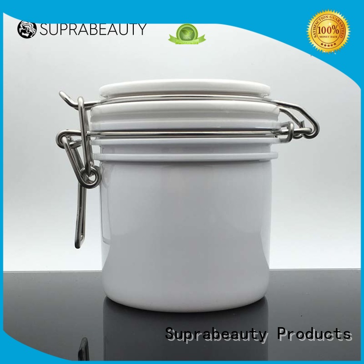 xlj clear cosmetic jars with silicone ring for petroleum jelly Suprabeauty 1